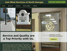 Tablet Screenshot of justwestsigns.com